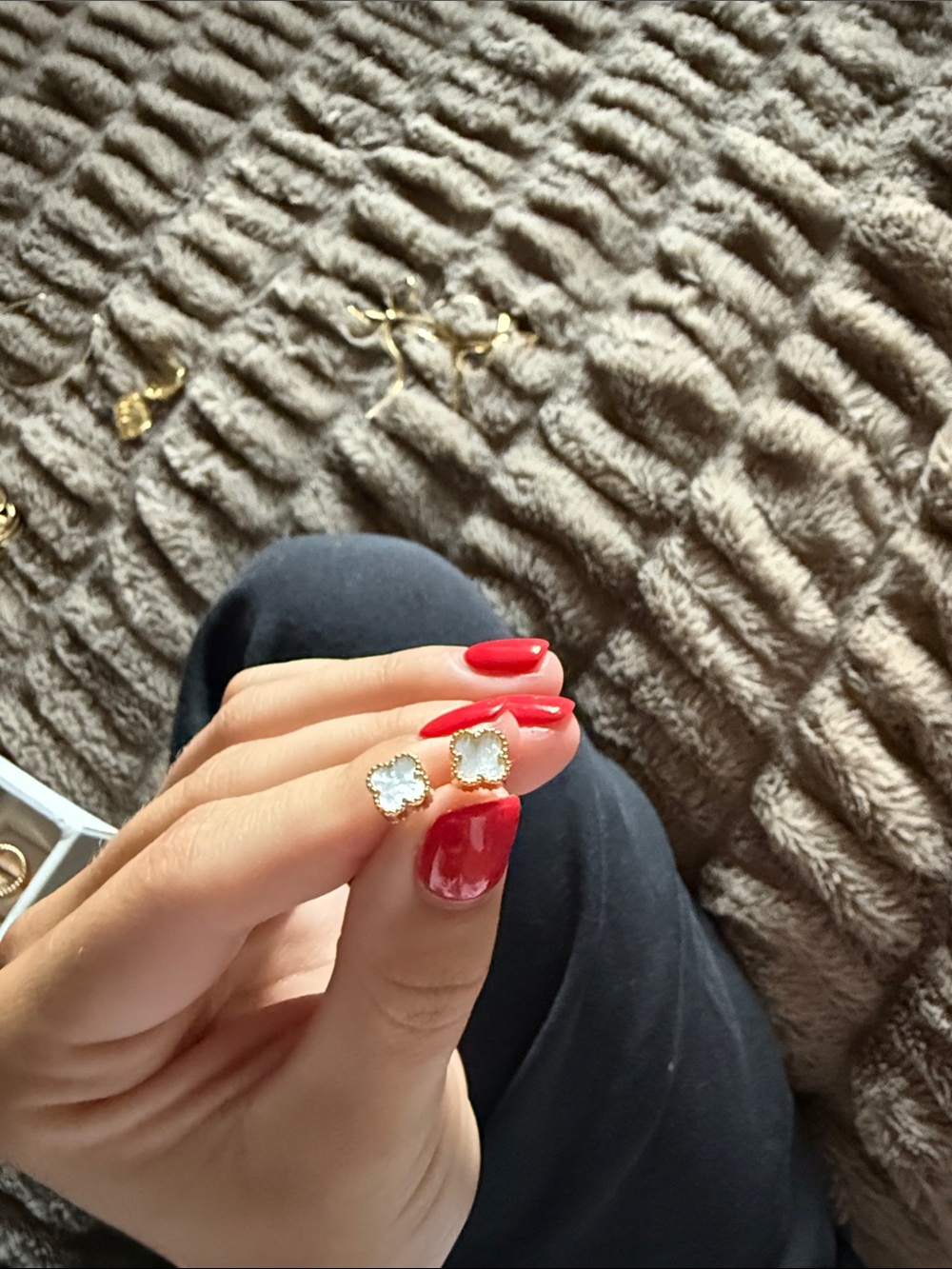 Stud earrings